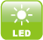 Use the LED backlight module which is advanced ultra-low power consumption